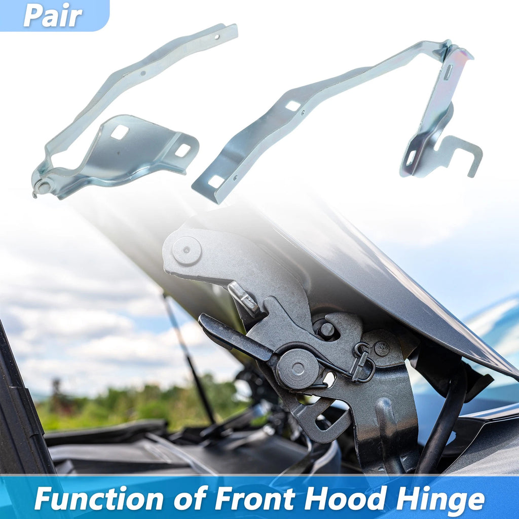 Front Left Right Hood Hinge Pair Replacement for Ford Explorer (2020–2024)