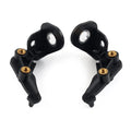 2X Front Fender Support Mounting Bracket for Jaguar XE (2016–2020) Black
