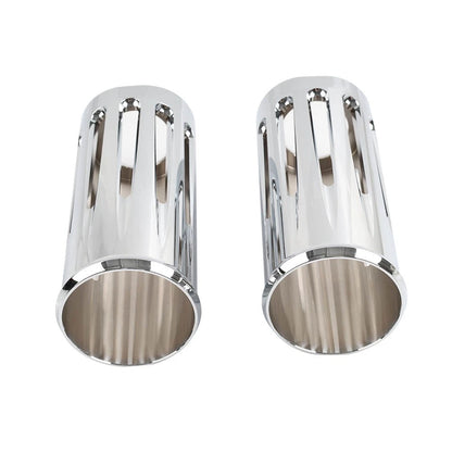 2" Extended Fork Boot Slider Cover Chrome for Harley Touring (2014–2023)