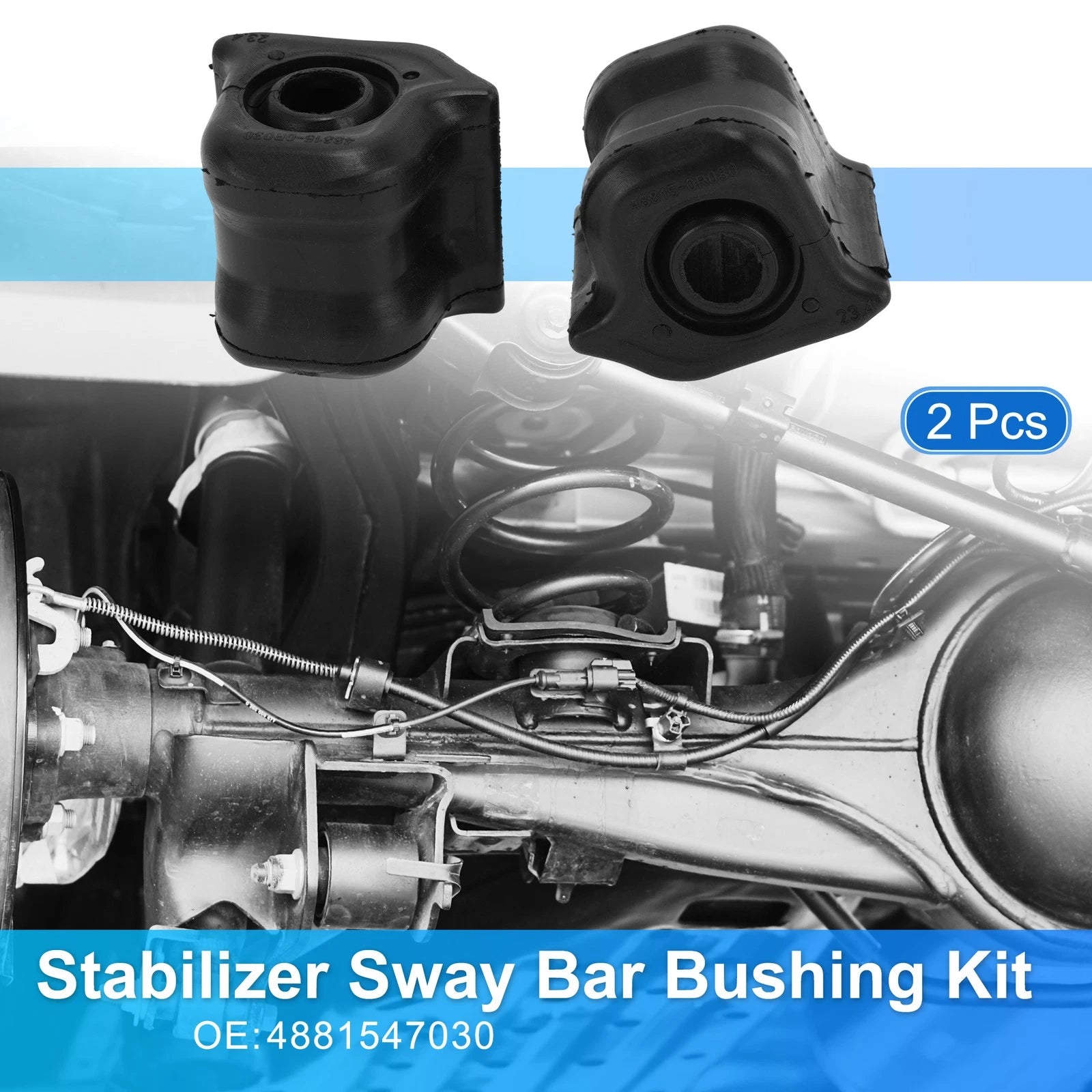 Front Right Stabilizer Sway Bar Bushing Kit Replacement for Honda (2008–2012)
