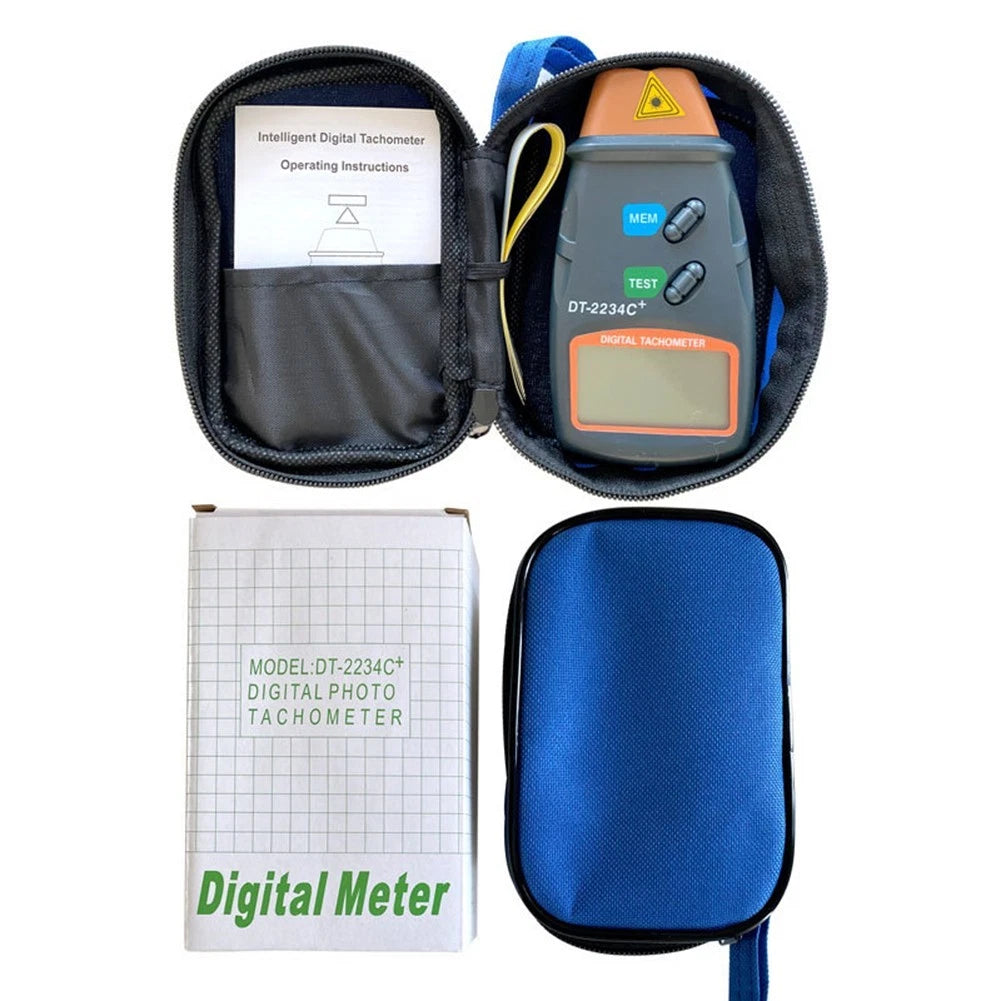 LCD Digital Tachometer for Universal Use (Portable)