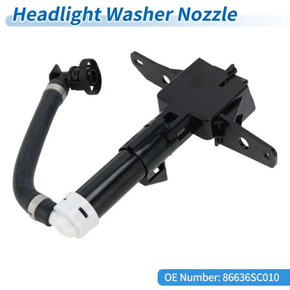 Headlight Washer Nozzle Left Side Replacement for Subaru Forester (2010–2018)