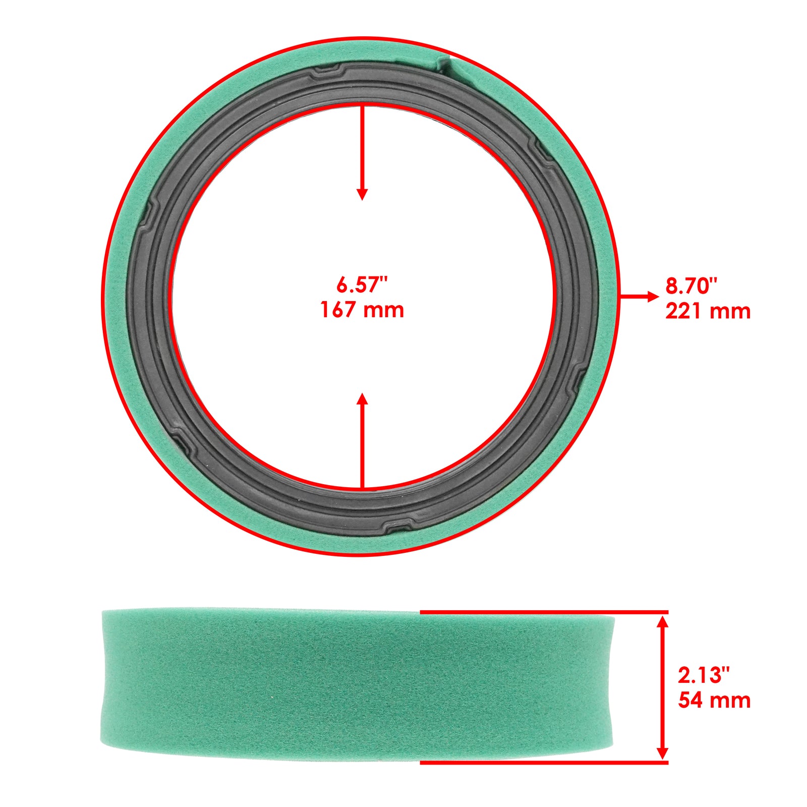 Air Filter Replacement for John Deere 316 317 318 420 (2006–2020)