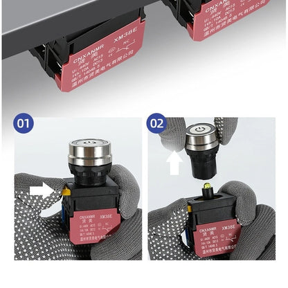 22mm Push Button Switch for Easy Installation Control Panel