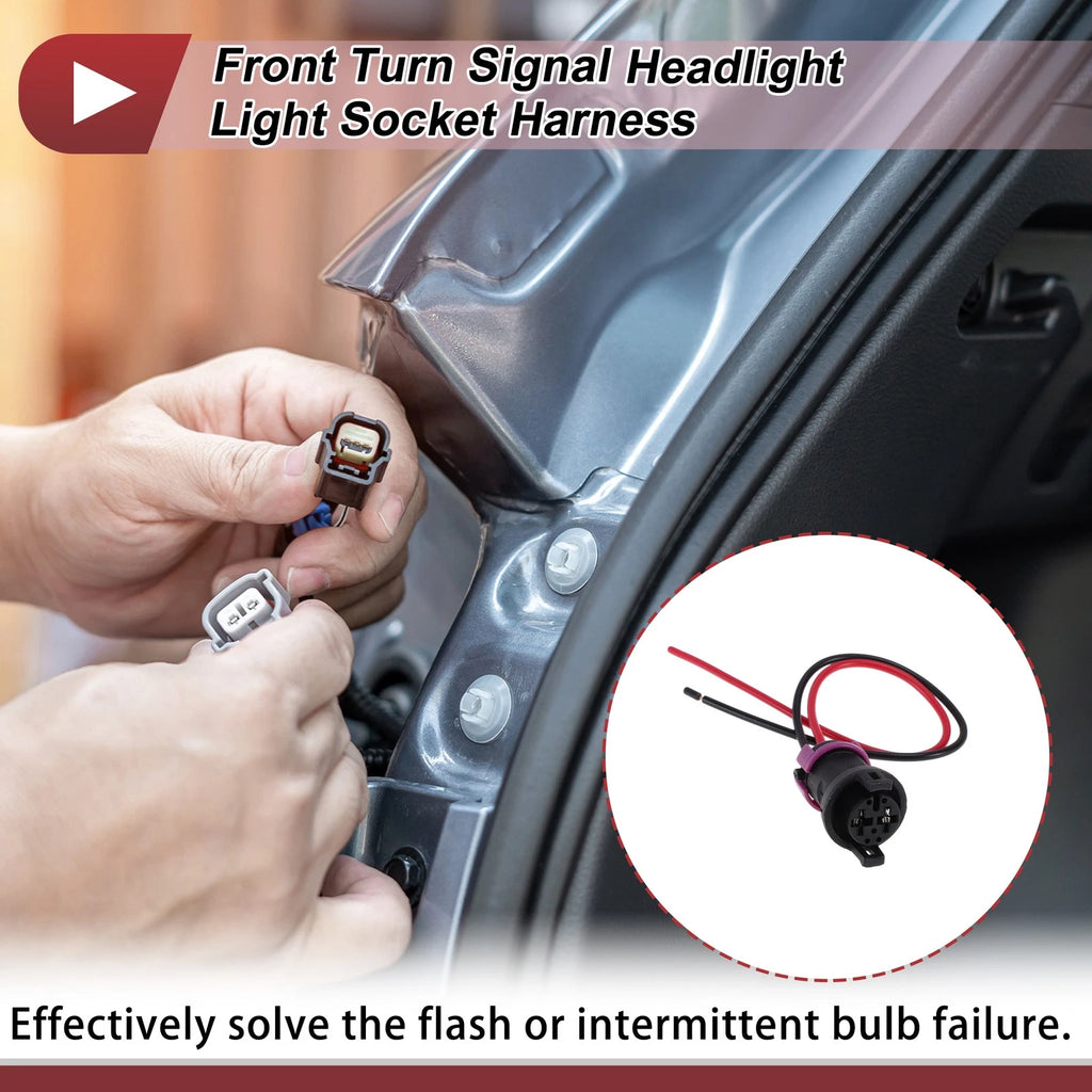 Front Turn Signal Light Socket Wiring for Volkswagen Santana (1991–1997)