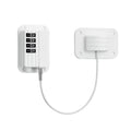 Refrigerator Drawer Lock with 0000 Code & Easy Reset Function