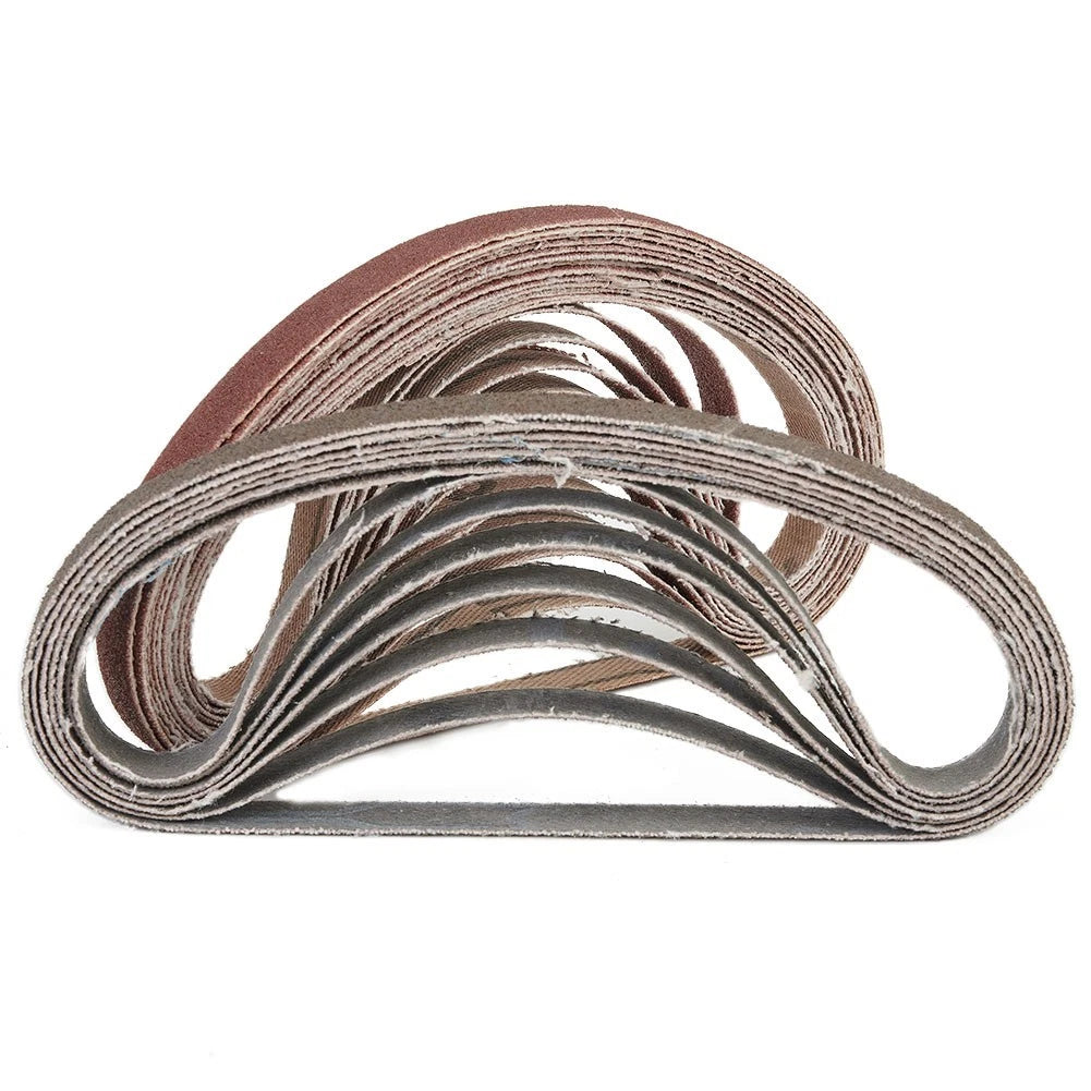 50pcs 330X10mm Aluminum Oxide Sanding Belts 60/80/100/120 Grit