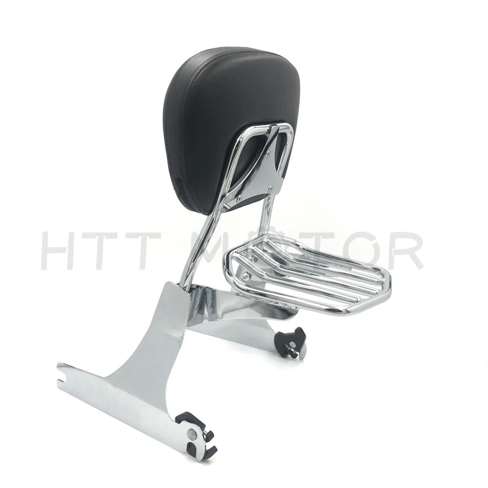 Detachable Sissy Bar Backrest Chrome for Harley Dyna (2006–2017)