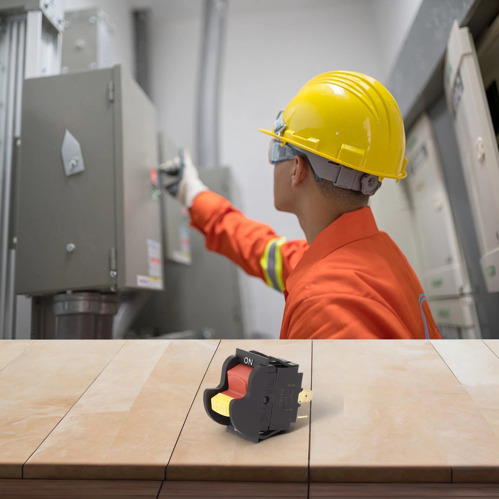 Power Tool Switch for Workshop Use (Flame Retardant Housing)