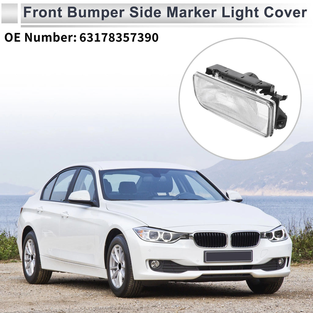 Right Front Bumper Side Marker Light Cover for BMW 3 Series (2005–2018)