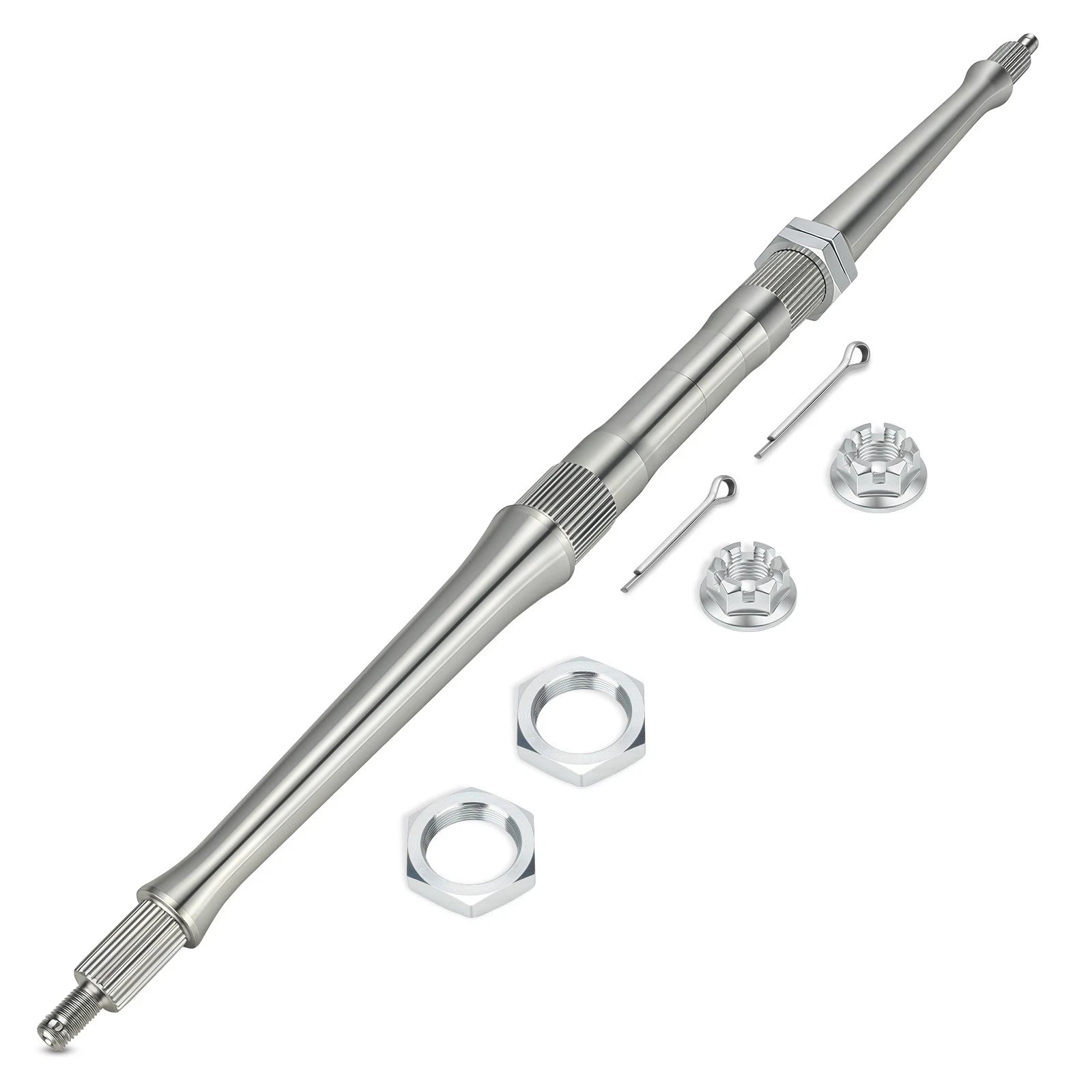 Rear Axle Shaft with Nut for Yamaha Warrior 350 YFM350X (1987–2004)