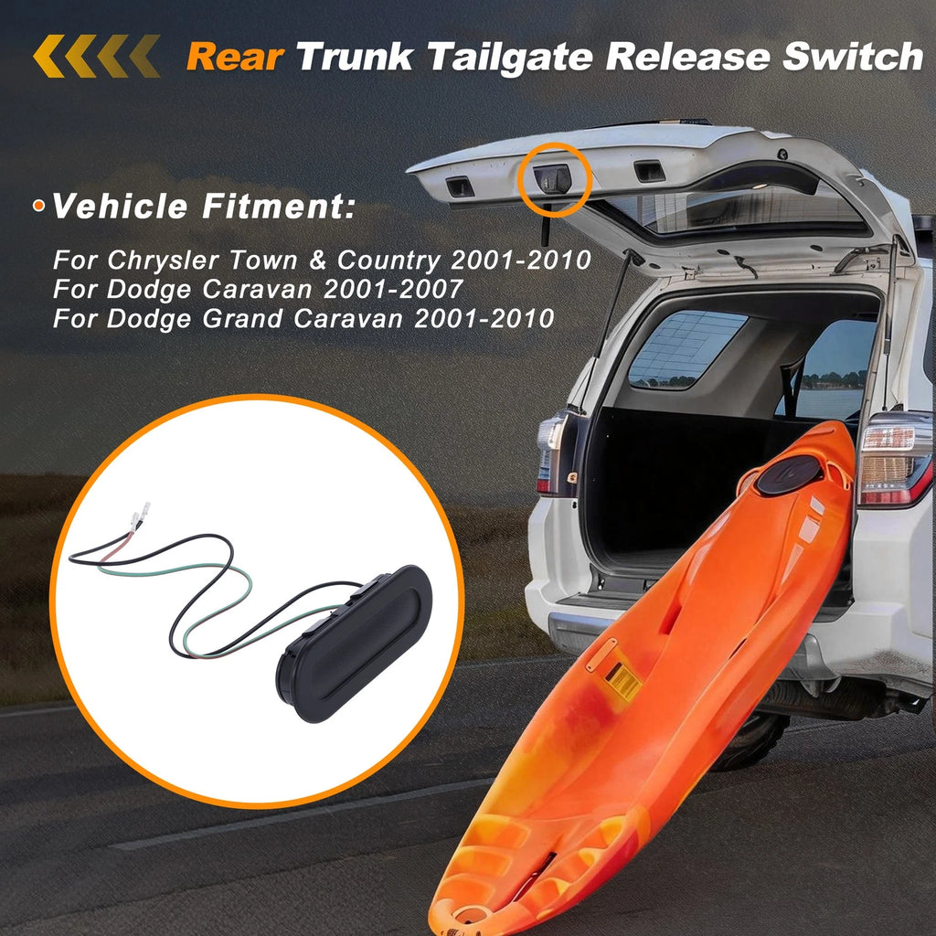 Tailgate Trunk Release Switch Replacement for Chrysler Town & Country (2001–2010)