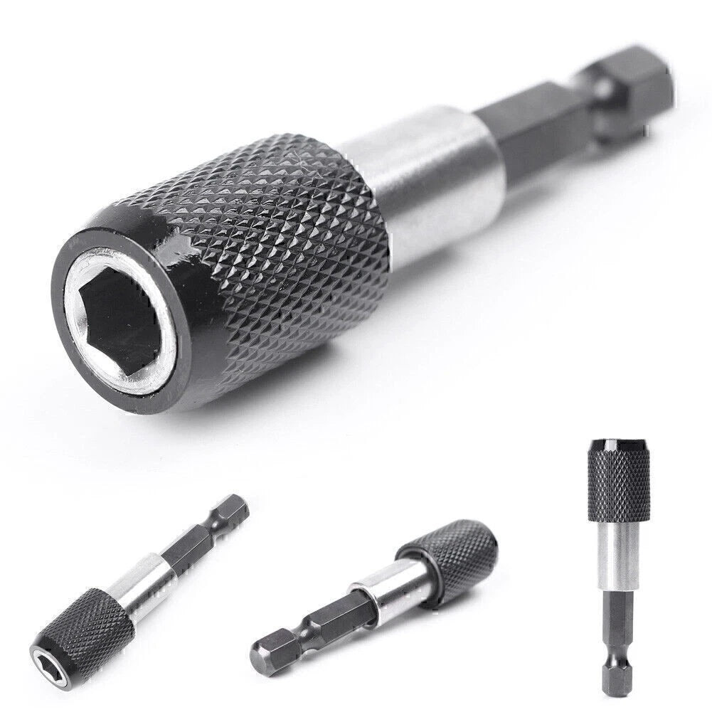 1/4" Impact Drive Hex Shank Quick Release Change Holder Bits Drill Chuck Adapter