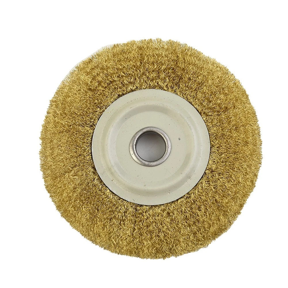 5 Brass Wire Wheel Copper Brush for Deburring Polishing Tool