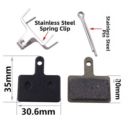 Lightweight Resin Brake Pads for Mountain Bikes (Mechanical & Hydraulic)