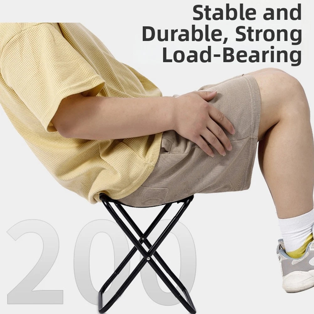 Folding Stool for Camping Travel (28x26x23cm)