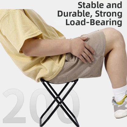 Folding Stool for Camping Travel (28x26x23cm)