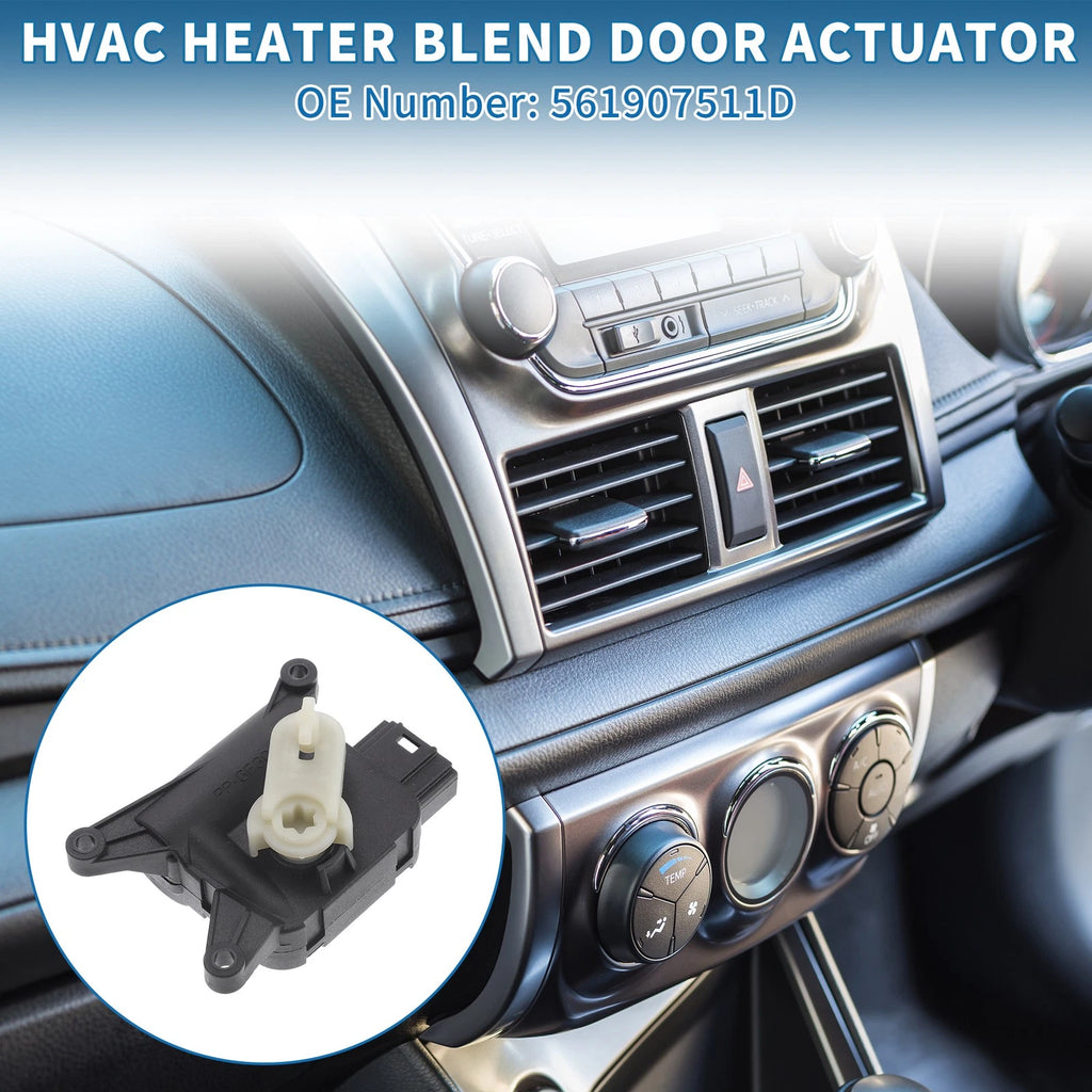 HVAC Heater Blend Door Control Actuator for Volkswagen Passat (2012–2012)