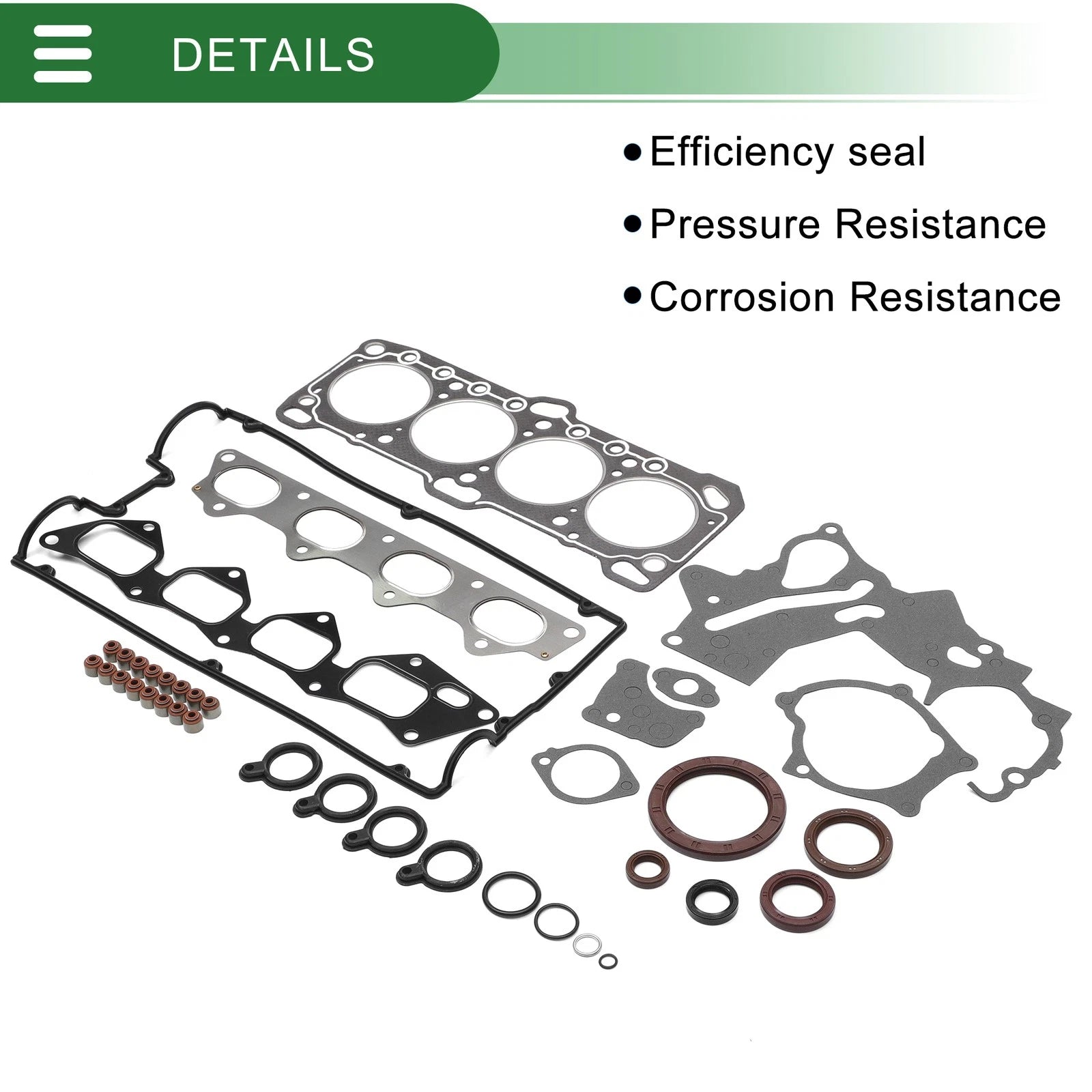 Cylinder Head Gasket Kit Replacement for Hyundai 4Cyl Engine G4CP (2001–2006)