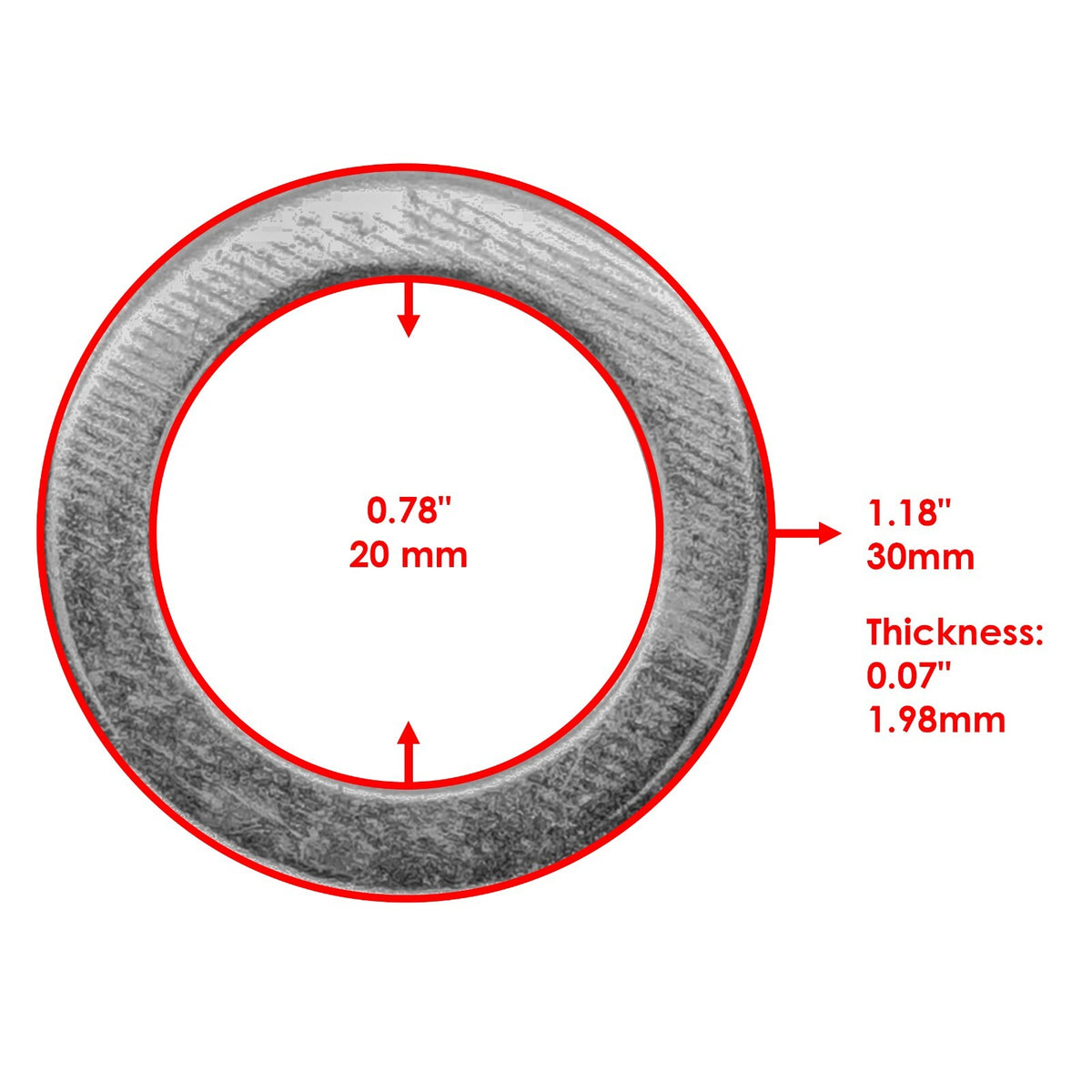 Washer Replacement for John Deere X940 2048HV 6700 648M 4310 310SL (—)