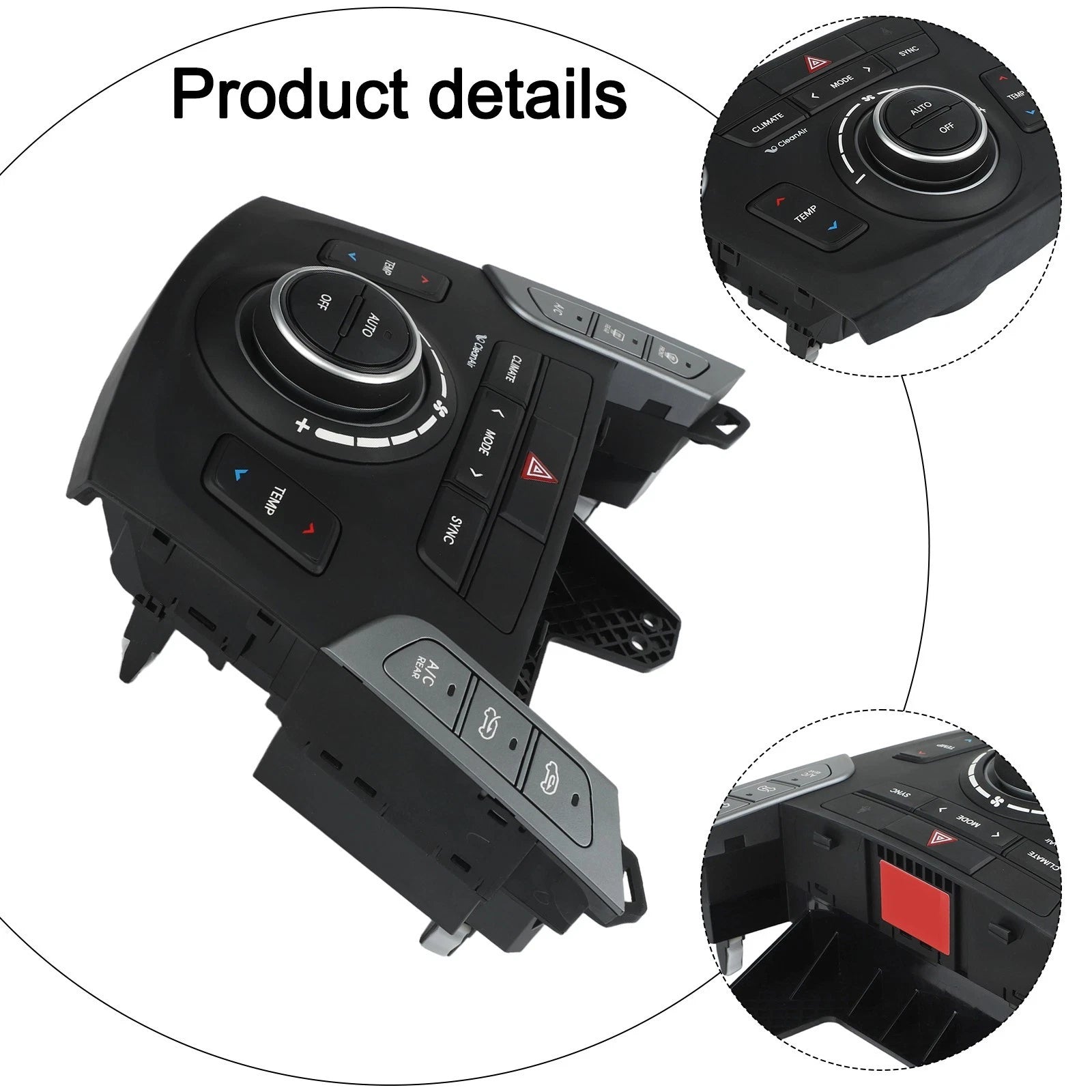 Replacement Air Conditioning Panel for Hyundai Santa Fe (2013–2016)