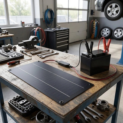 6W 18V Monocrystalline Solar Panel for 12V Vehicle Systems