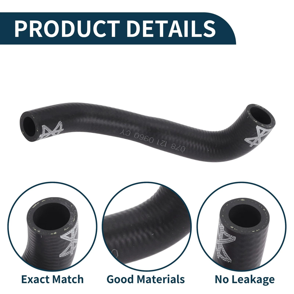 Radiator Hose No. 078121096Q for Audi A4 (2002–2008)