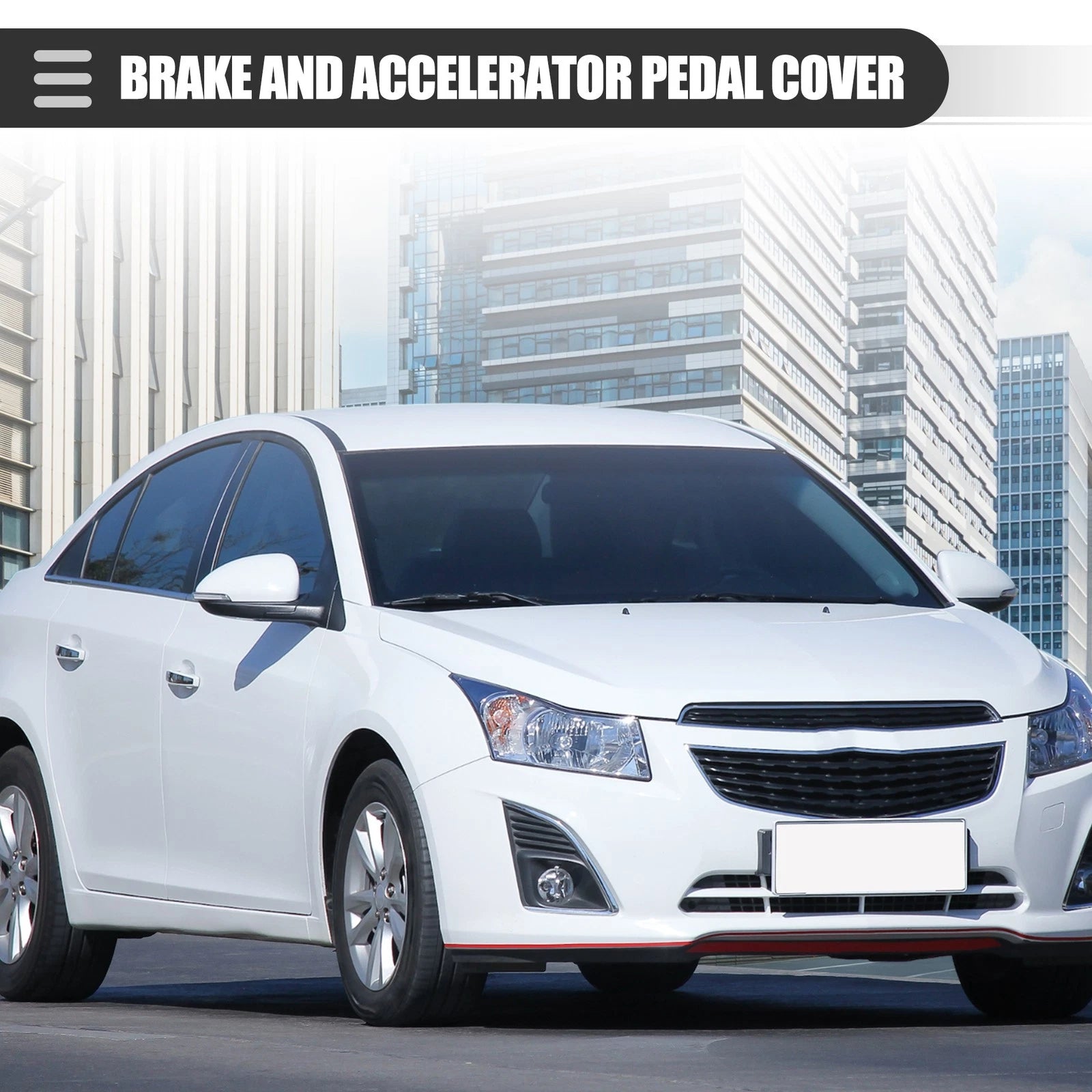 Set Brake and Accelerator Pedal Covers for Chevrolet Cruze (2009–2020)