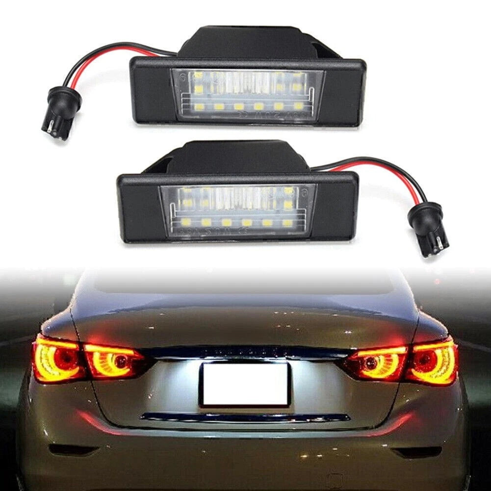 LED License Plate Light for Nissan Juke Versa X-Trail (2010–2019)