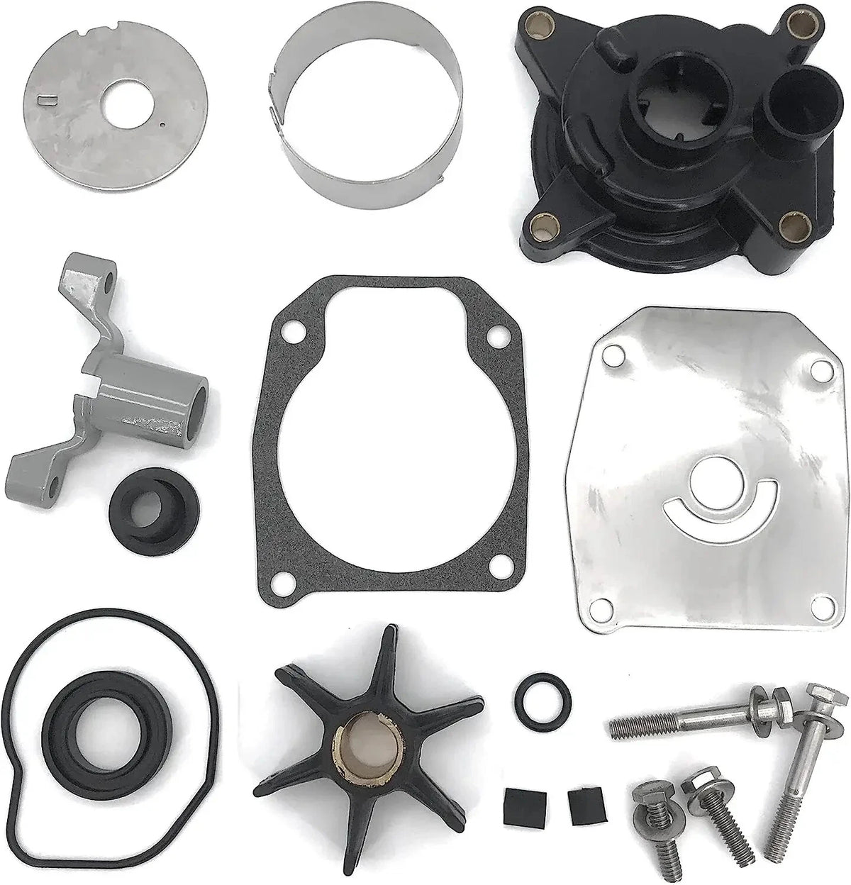 Water Pump Impeller Kit for Johnson Evinrude Outboard (0439077, 439077, 396933)
