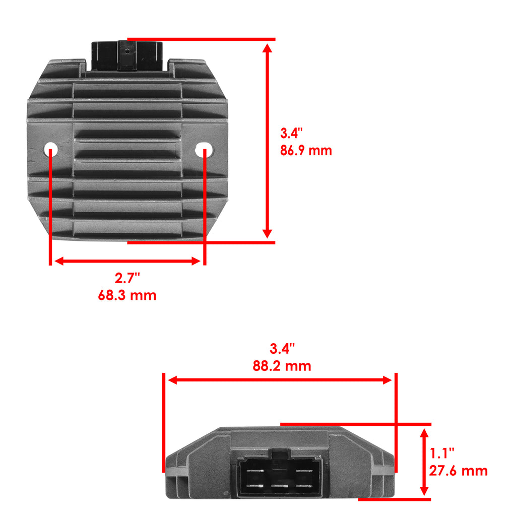 Regulator Rectifier OEM Replacement for Yamaha TMax 500 XP500 (2015–2016)