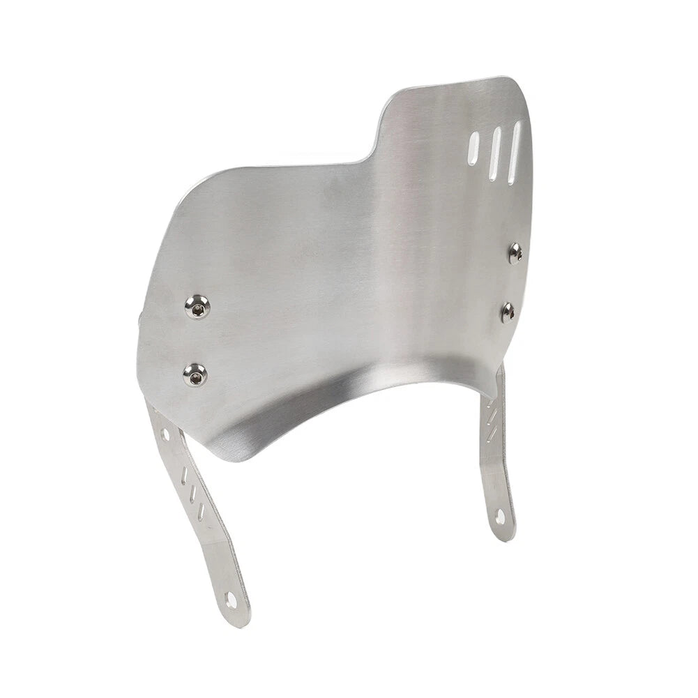 Motor Windshield Windscreen with Bracket for Universal 6"-8" Round Headlight