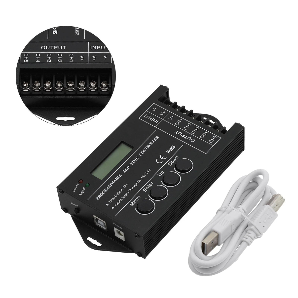 TC420 LED Controller Timer for RGB Display (No Year Range)