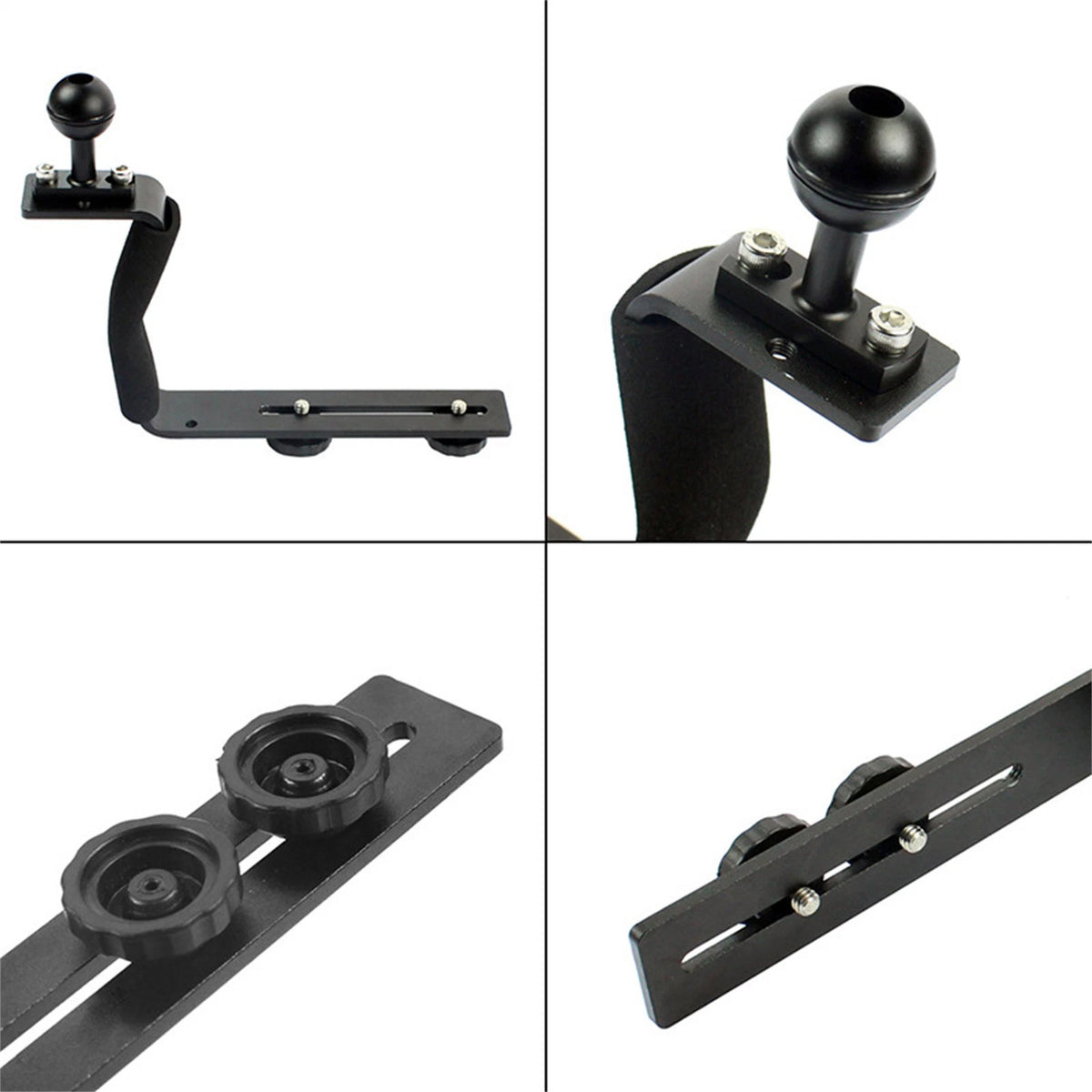 Z-Type Aluminum Alloy Underwater Extension Stand Bracket for SLR Camera