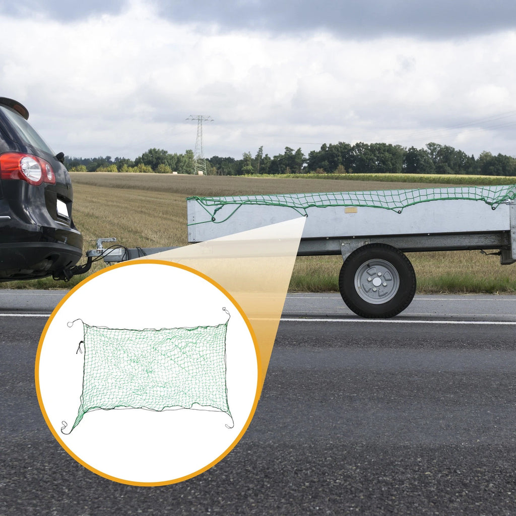 Trailer Cargo Net 1.5x2.2m Scalable Polyethylene for Truck Trailers (Universal)