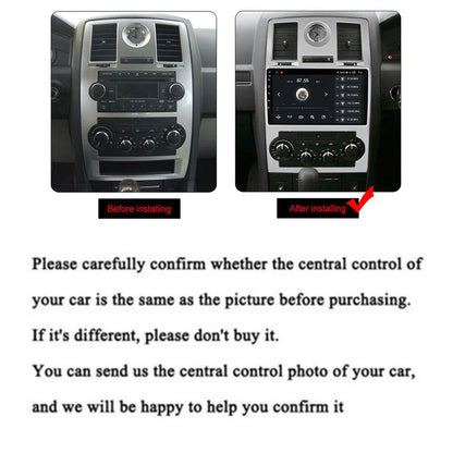 9 Inch Android 10.0 Car Stereo GPS Navigation for Chrysler 300C (2004–2011)