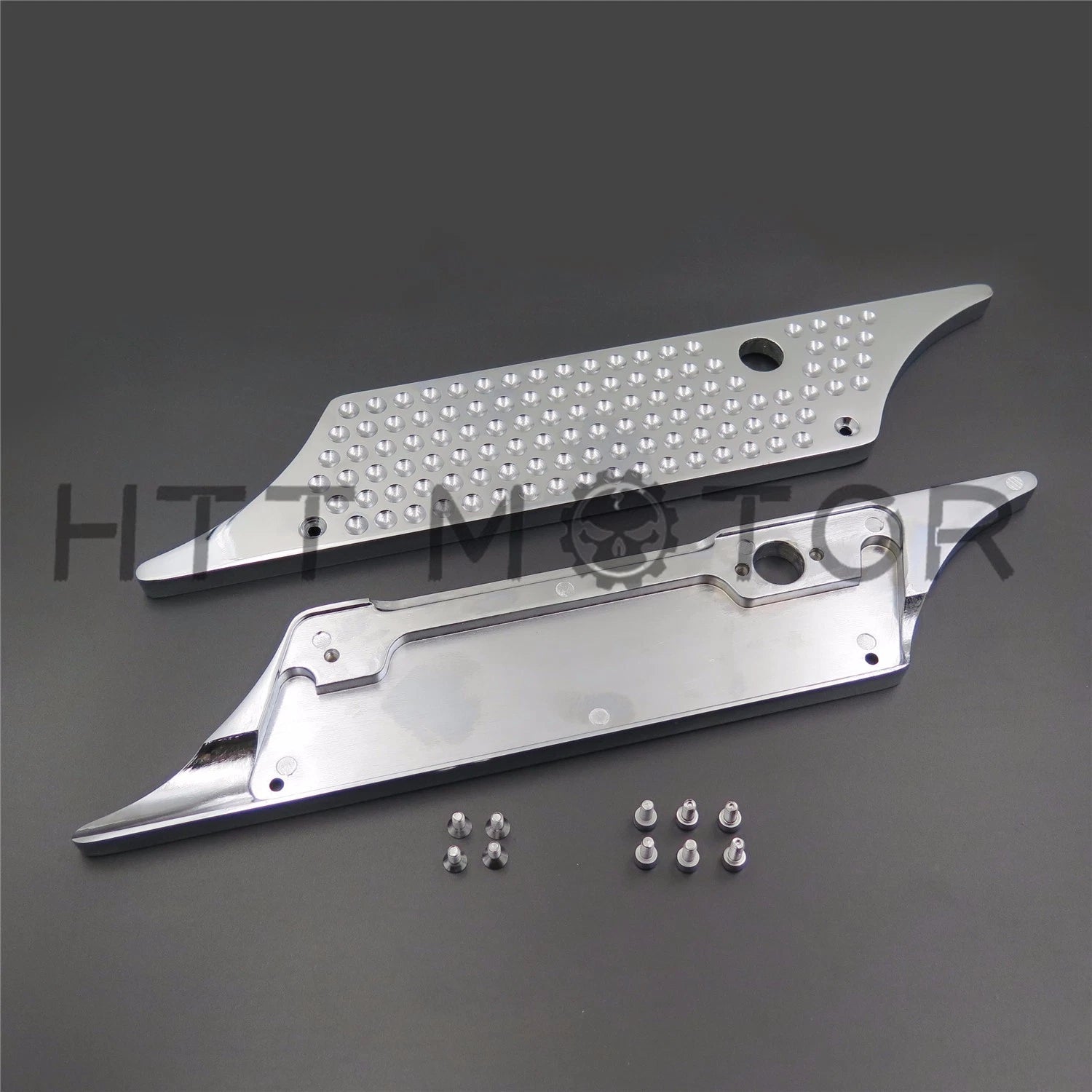 Chrome Billet Saddlebag Latch Cover for Harley Touring Models (1993–2013)