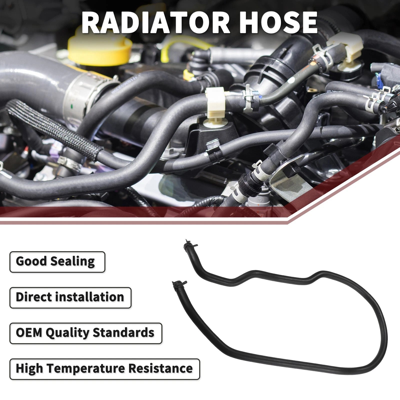 Radiator Hose Replacement for Ford C-Max 2007–2010 Focus C-Max (1 Piece)