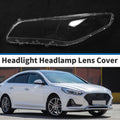 Headlight Lens Cover Front Left Replacement for Hyundai Sonata (2015–2017)