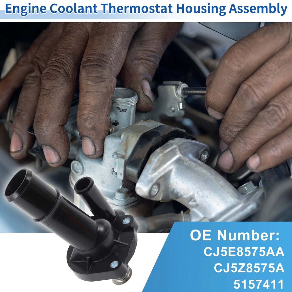 Engine Coolant Thermostat for Ford Escape (2013–2016) CJ5E8575AA