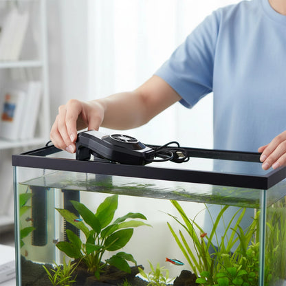 Adjustable Silent Cooling Fan for Fish Tank Aquarium (Compact Size)