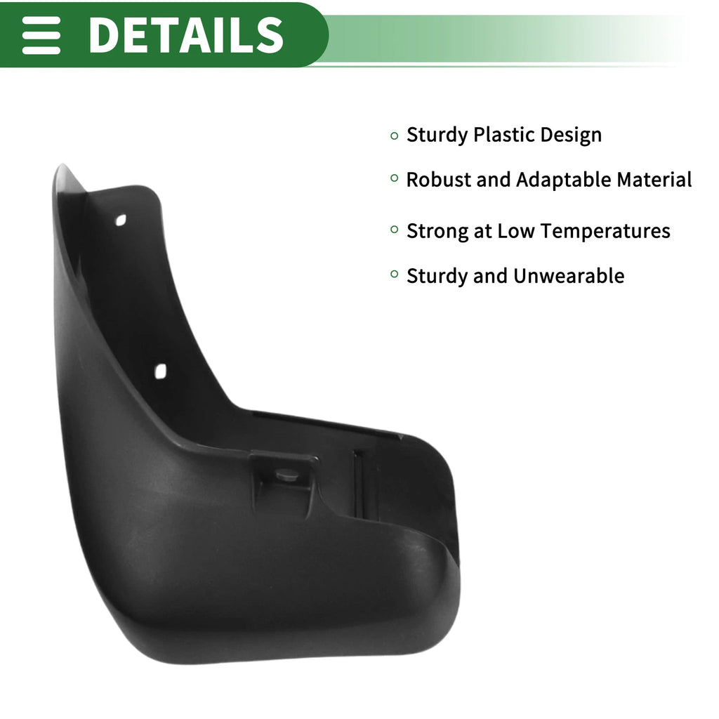 Mud Flaps Splash Guards for Chevrolet Captiva (2009–2019) W/ Mounts