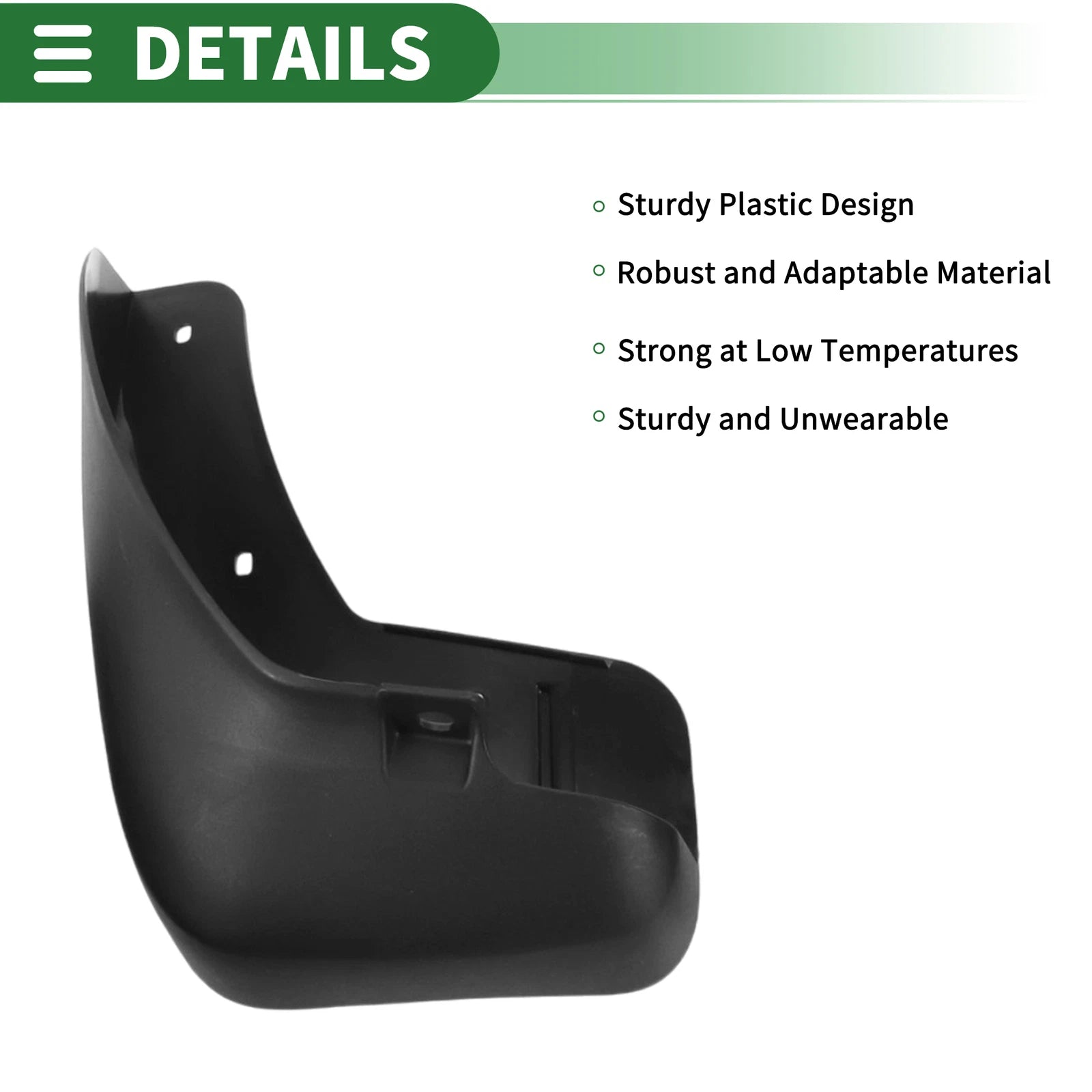 Mud Flaps Splash Guards for Chevrolet Captiva (2009–2019) W/ Mounts
