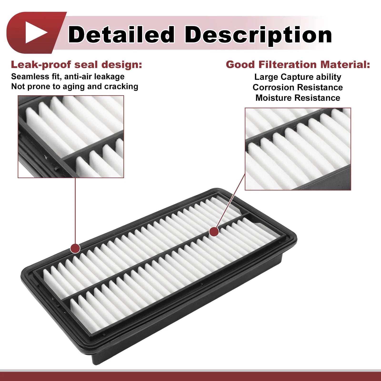 Engine Air Filter Replacement for Subaru B9 Tribeca (2006–2007) 1 Pack