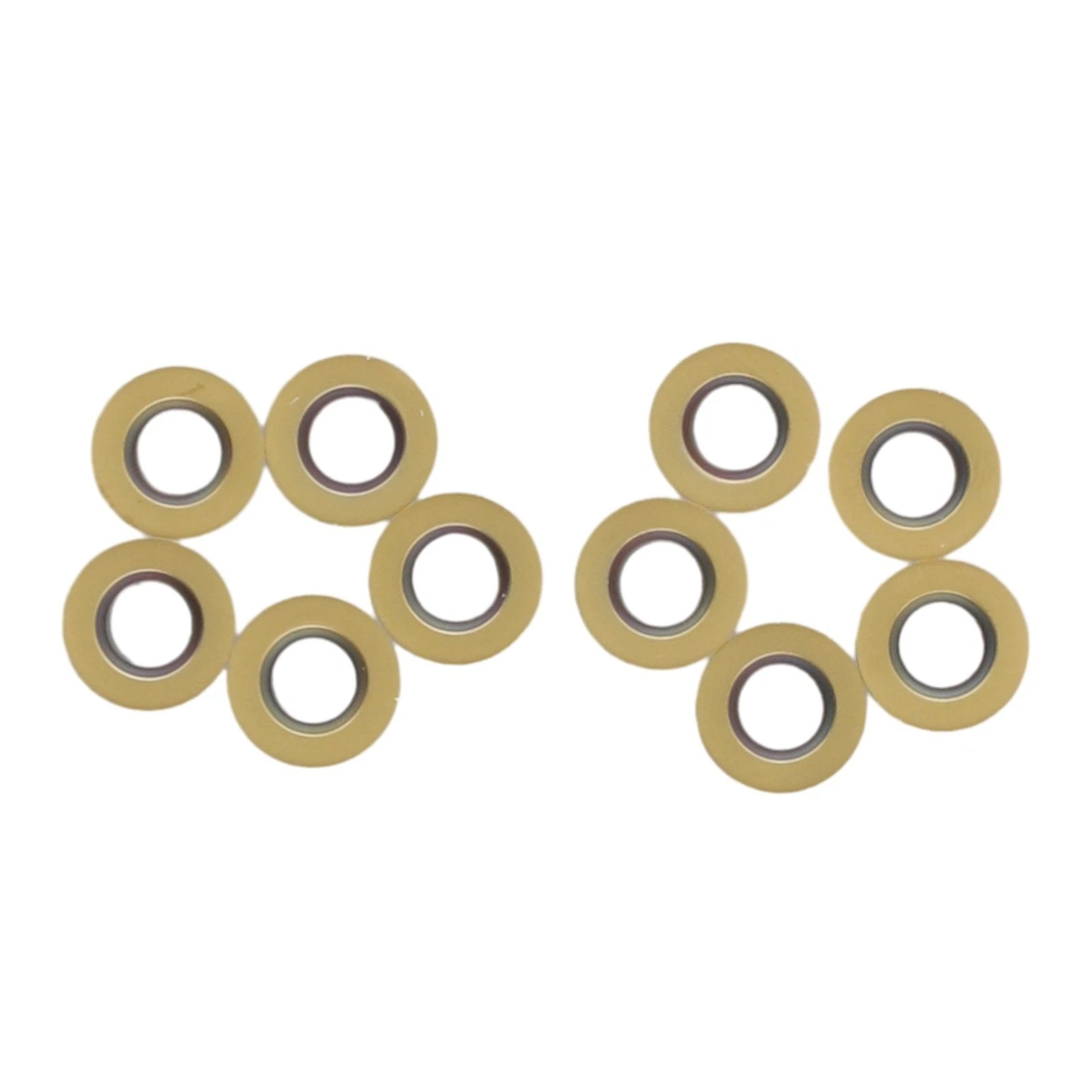 Set of 10 DP5320 Indexable Carbide Milling Inserts for