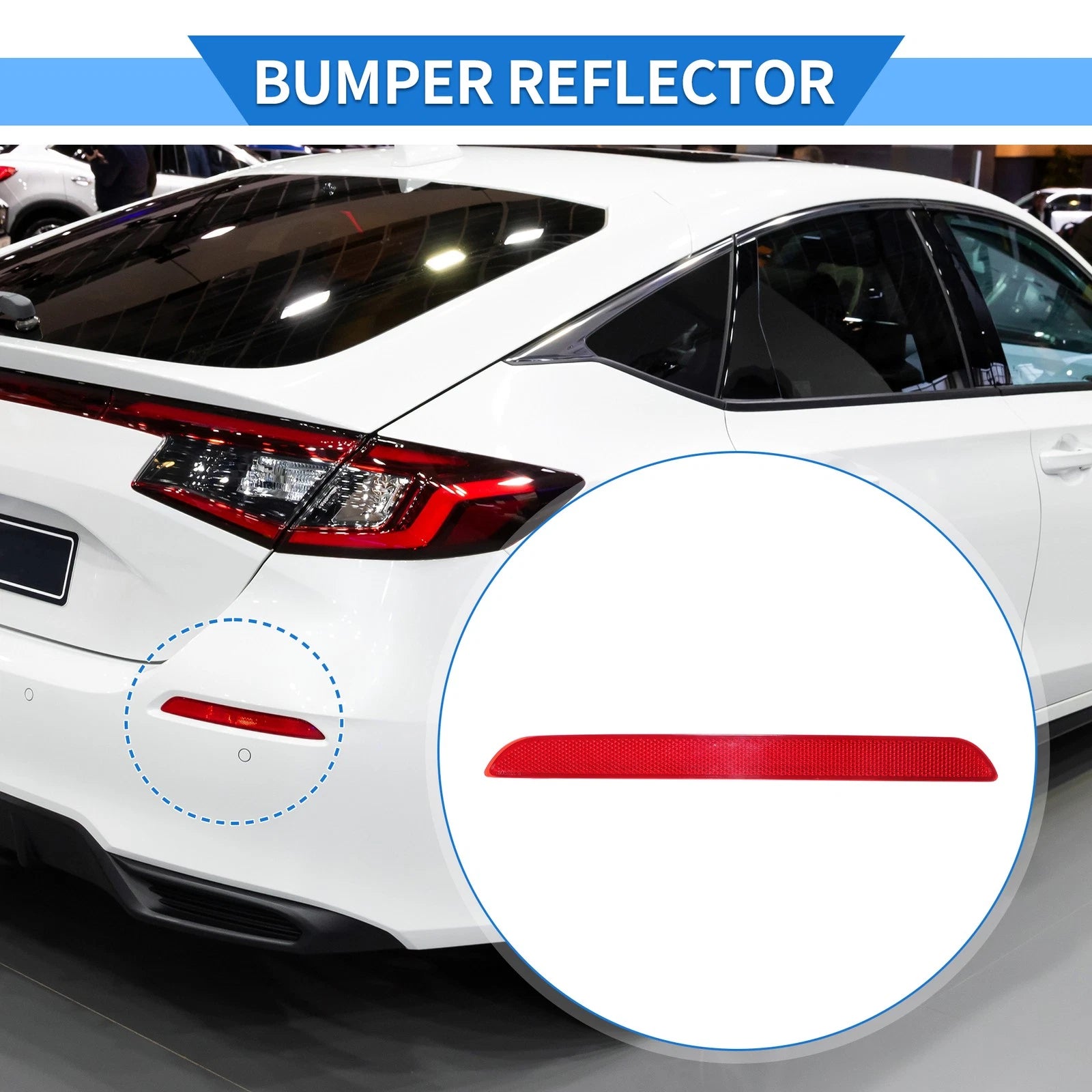 Rear Right Bumper Reflector Replacement for Honda Civic (2022–2023)