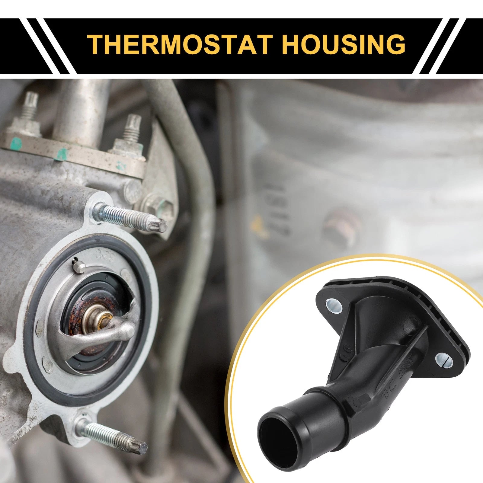 Engine Coolant Thermostat Housing Assembly for Hyundai Accent (2012–2017)