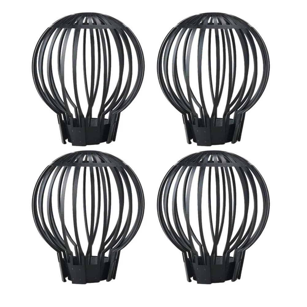 Set of 4 Plastic Gutter Guards for Drain Pipes