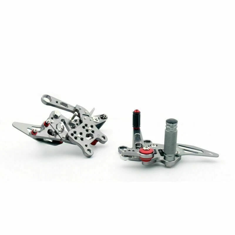 Aluminum Rearsets Footpegs for Aprilia RSV4 1000 (2009–2012) Titan Color