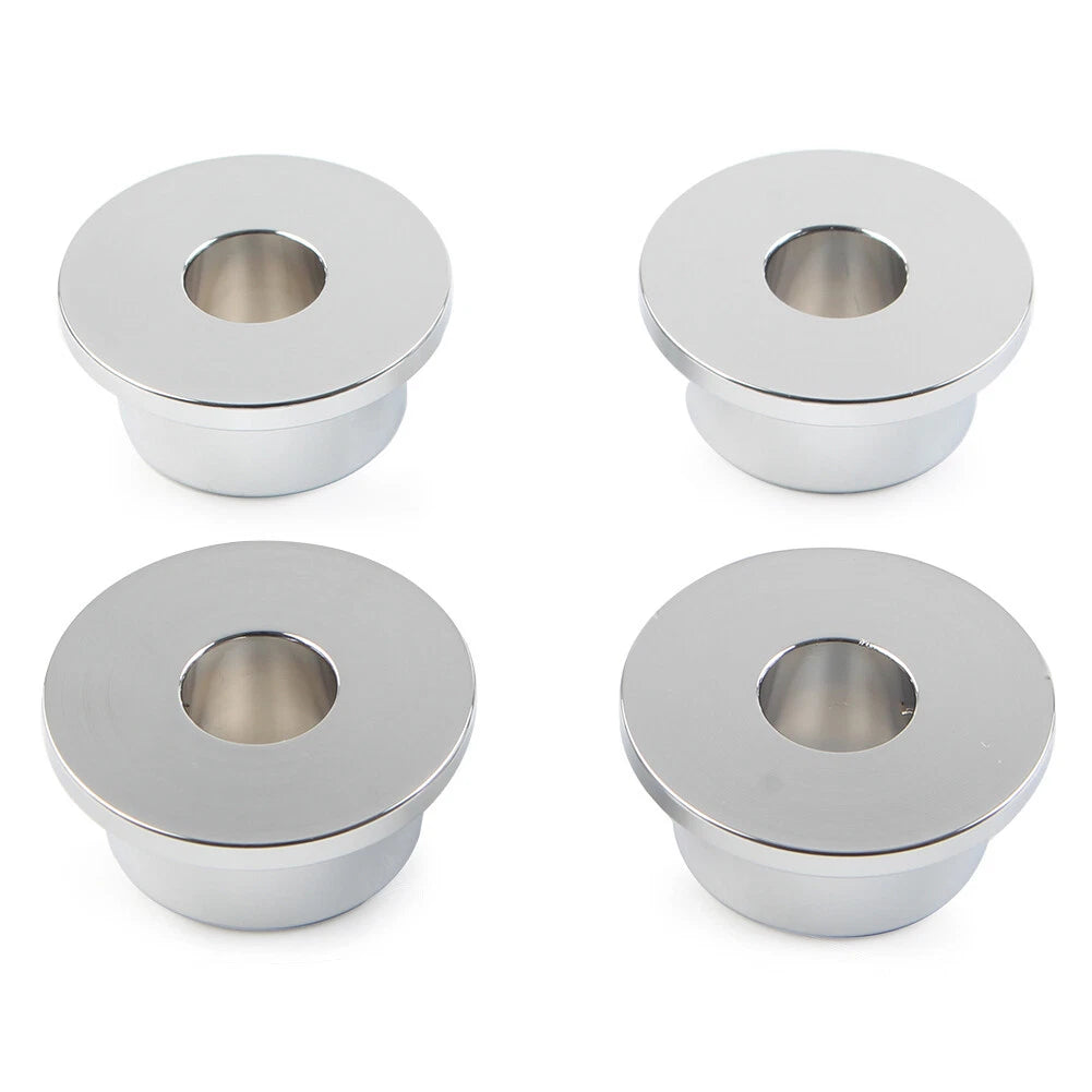 Handlebar Riser Bushings for Harley Dyna Wide Super Glide Softail (2006–2023) Chrome